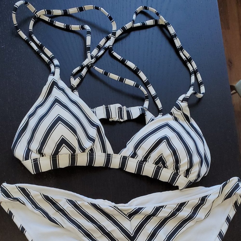 Striped bikini